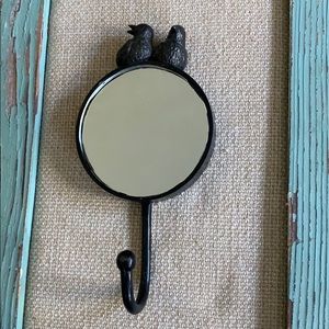 Anthropologie “Higher Ground” birds mirror hook